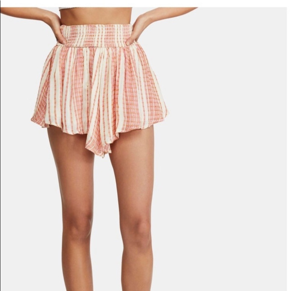 Freepeople smocked waist shorts skort
